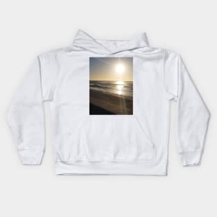 A Walk On The Beach Kids Hoodie